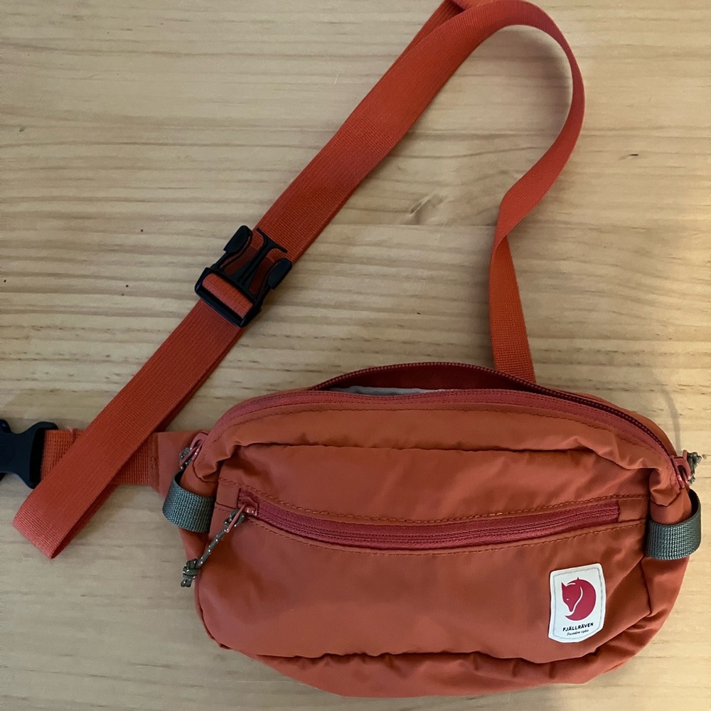 Orange Fjallraven Hip Pack Crossbody Bag